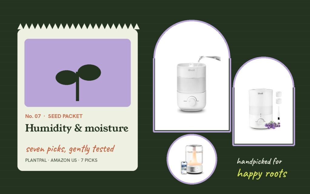 Plant humidifiers and moisture meters guide cover